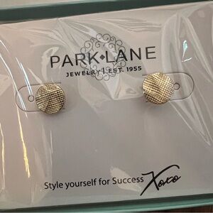 Park Lane Gold Textured Dottie Earrings